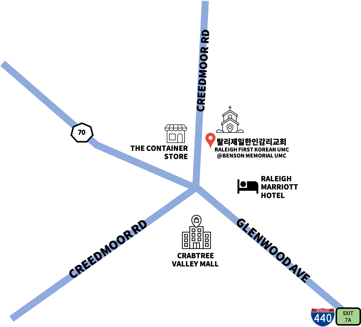 Church Location Map